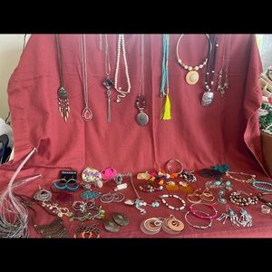 50 plus pieces of jewelry